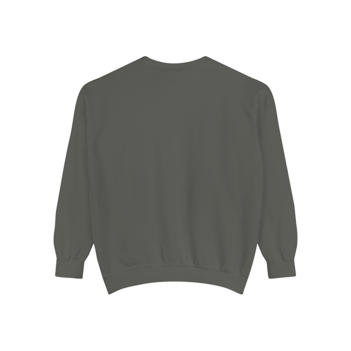Peace Hand Unisex Garment-Dyed Sweatshirt, Cozy Streetwear, Gift for Friends, Relaxed Casual Sweater, Perfect for Everyday Wear